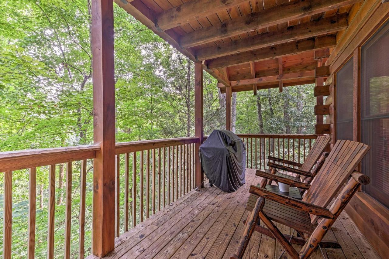 Вилла Pigeon Forge Cabin With Hot Tub, Grill And Pool Table! Севьервилл Экстерьер фото